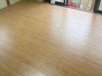 内装リフォーム 床の沈みを解消した、安心してすごせるフローリングのお部屋